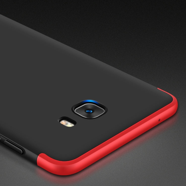 GKK for Galaxy C9 Pro Three Stage Splicing 360 Degree Full Coverage PC Protective Case Back Cover
