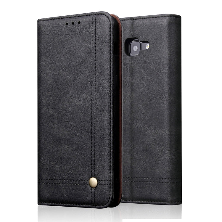 Casual Style Retro Crazy Horse Texture Horizontal Flip Leather Case for Galaxy J4+ / J4 plus / J415F, with Card Slots & Holder & Wallet