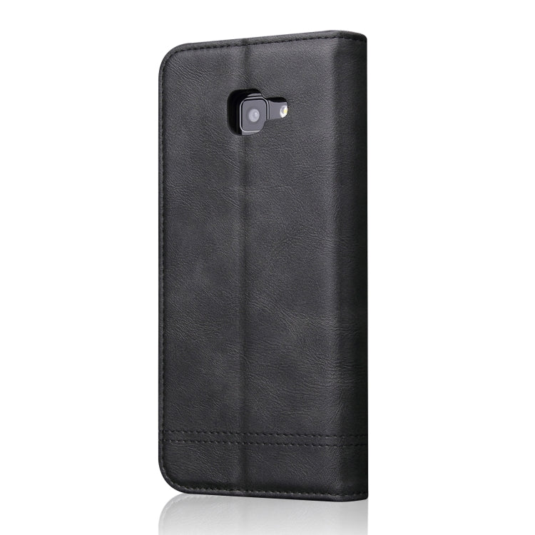 Casual Style Retro Crazy Horse Texture Horizontal Flip Leather Case for Galaxy J4+ / J4 plus / J415F, with Card Slots & Holder & Wallet