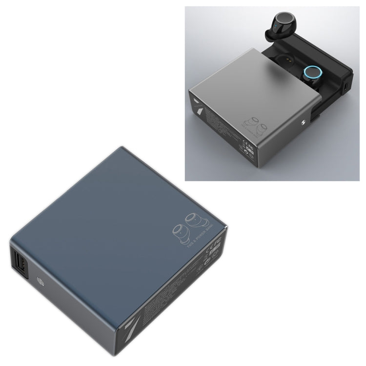 V7 Bluetooth Earphone TWS Wireless Headset Bluetooth 5.0 Handsfree Sport Earphones with Charging Box