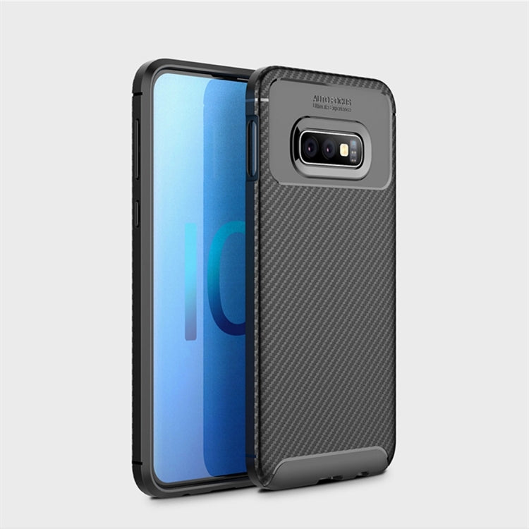 Carbon Fiber Texture Shockproof TPU Case for Galaxy S10e