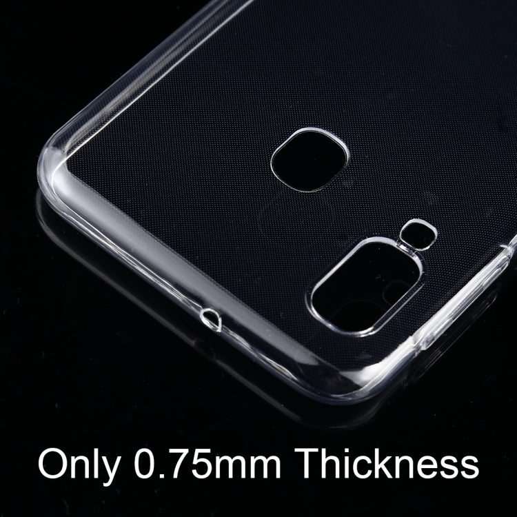 0.75mm Ultrathin Transparent TPU Soft Protective Case for Samsung Galaxy A20E