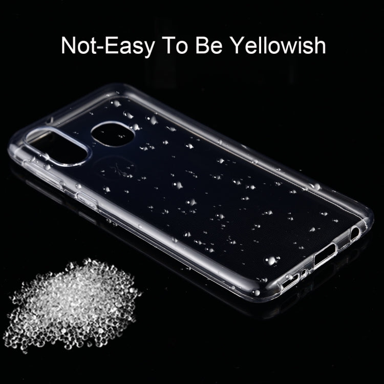 0.75mm Ultrathin Transparent TPU Soft Protective Case for Samsung Galaxy A40