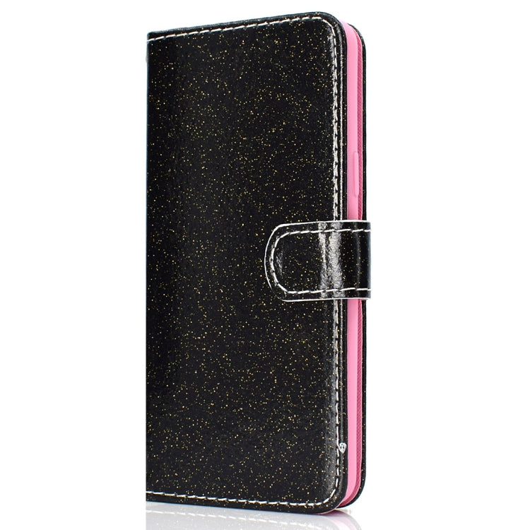 Glitter Powder Horizontal Flip Leather Case for Galaxy S9, with Card Slots & Wallet & Photo Frame & Sling