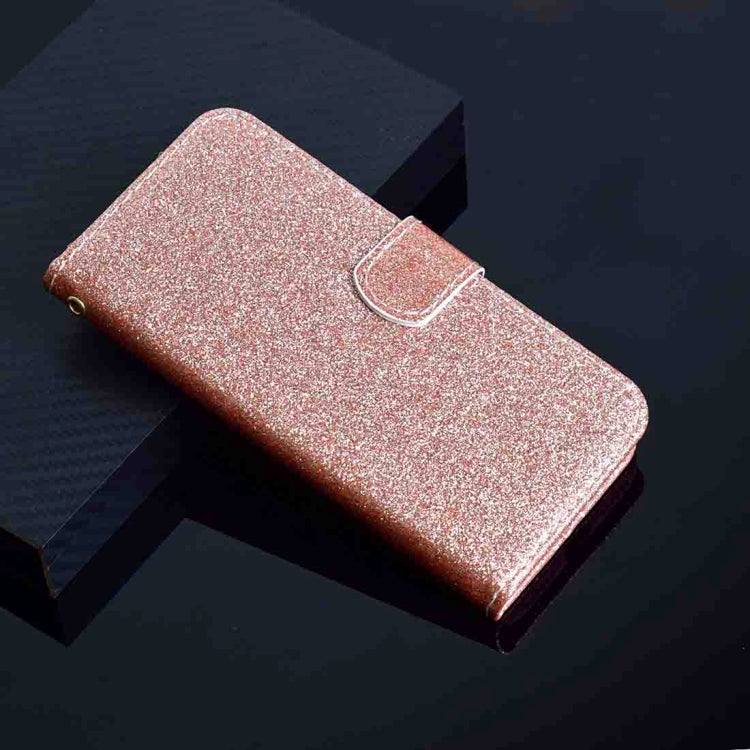 Glitter Powder Horizontal Flip Leather Case for Galaxy S9, with Card Slots & Wallet & Photo Frame & Sling