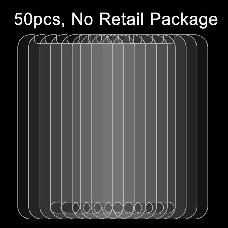 50 PCS for Galaxy J1 Mini / J1 Nxt / J105 0.26mm 9H Surface Hardness 2.5D Explosion-proof Tempered Glass Screen Film, No Retail Package