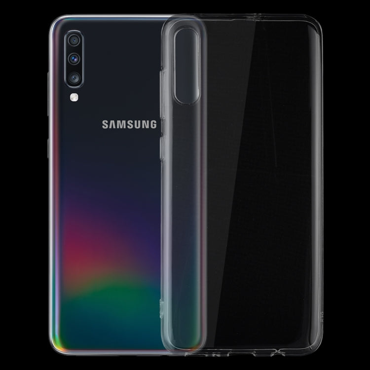 0.75mm Ultrathin Transparent TPU Soft Protective Case for Samsung Galaxy A70
