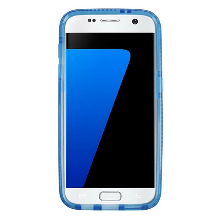 For Galaxy S7 / G930 Concise Style Ultrathin Basketball Texture TPU Protective Case