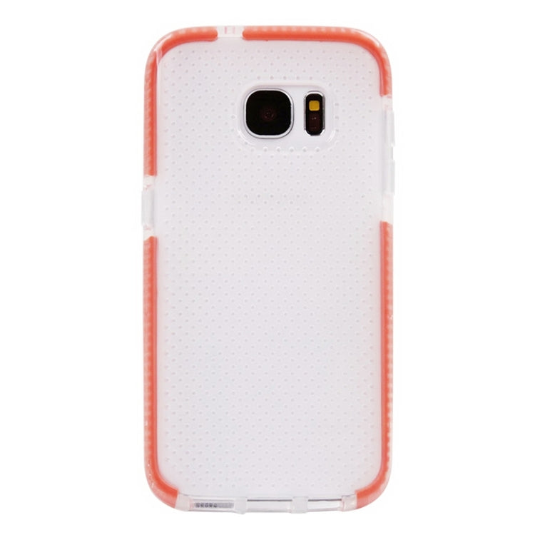For Galaxy S7 / G930 Concise Style Ultrathin Basketball Texture TPU Protective Case