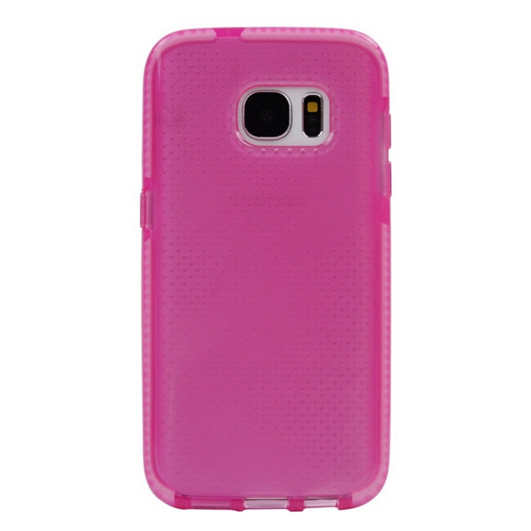 For Galaxy S7 / G930 Concise Style Ultrathin Basketball Texture TPU Protective Case