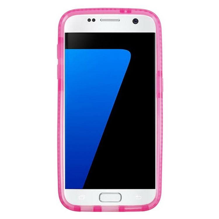 For Galaxy S7 / G930 Concise Style Ultrathin Basketball Texture TPU Protective Case