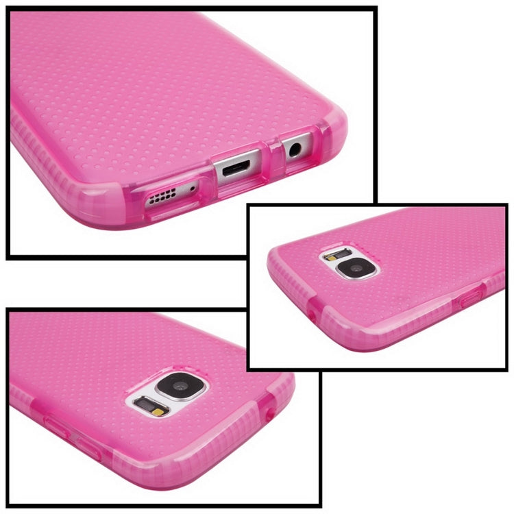 For Galaxy S7 / G930 Concise Style Ultrathin Basketball Texture TPU Protective Case