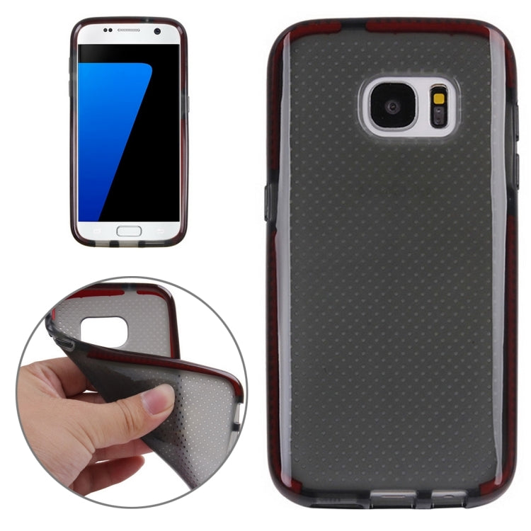 For Galaxy S7 / G930 Concise Style Ultrathin Basketball Texture TPU Protective Case
