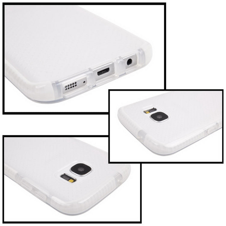 For Galaxy S7 / G930 Concise Style Ultrathin Basketball Texture TPU Protective Case
