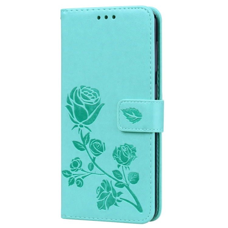 Rose Embossed Horizontal Flip PU Leather Case for Galaxy A30 / A20, with Holder & Card Slots & Wallet