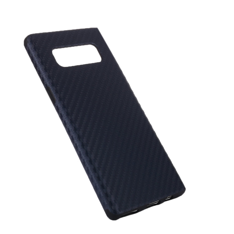 For Galaxy Note 8 Carbon Fiber Texture PU Protective Back Cover Case