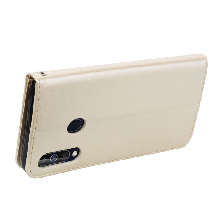 Rose Embossed Horizontal Flip PU Leather Case for Galaxy A60, with Holder & Card Slots & Wallet