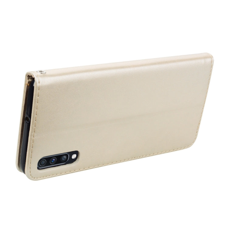 Rose Embossed Horizontal Flip PU Leather Case for Galaxy A70, with Holder & Card Slots & Wallet