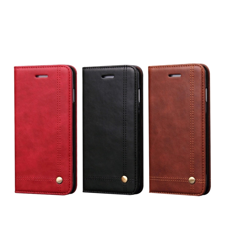 For Galaxy S8 + / G9550 Retro Crazy Horse Texture Casual Style with Absorption Horizontal Flip Leather Case with Holder & Card Slots & Wallet(Brown)