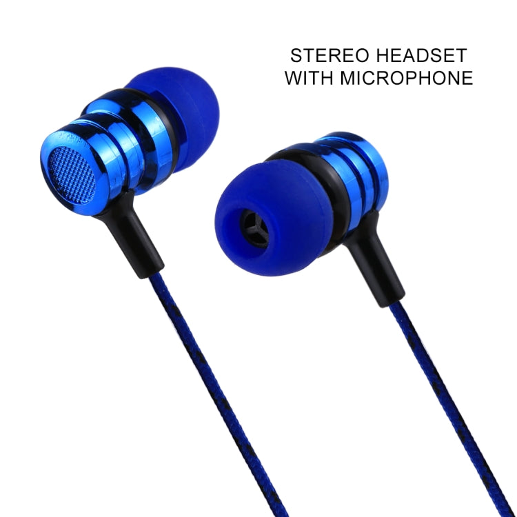 BX-010 1.2m Bass Stereo Sound In-ear Wire Control Sports Earphone with Mic, For iPhone, iPad, Galaxy, Huawei, Xiaomi, LG, HTC and Other Smartphones