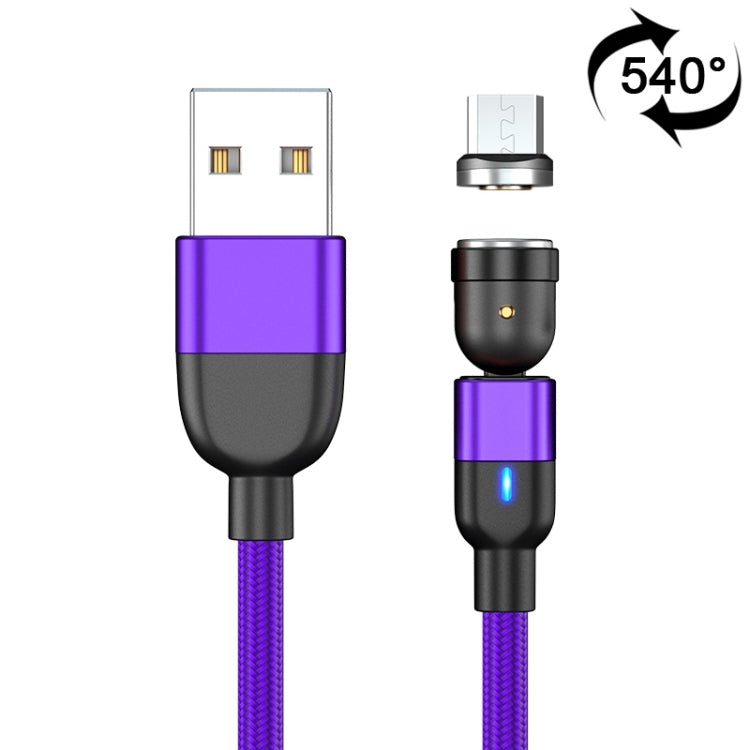 2m 3A Output USB to Micro USB 540 Degree Rotating Magnetic Data Sync Charging Cable
