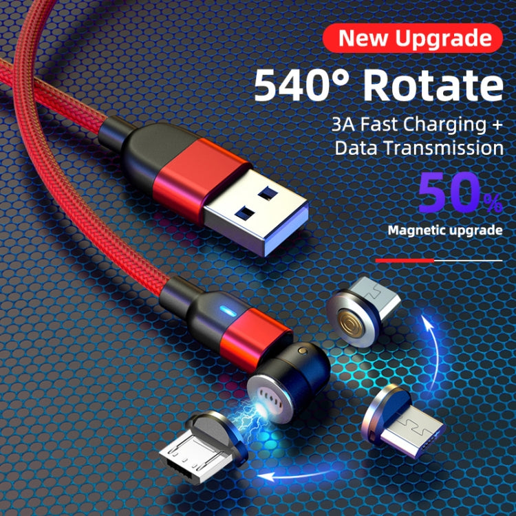 2m 3A Output USB to Micro USB 540 Degree Rotating Magnetic Data Sync Charging Cable