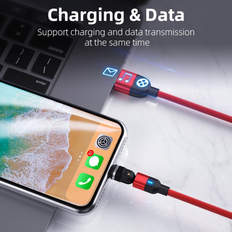 2m 3A Output USB to Micro USB 540 Degree Rotating Magnetic Data Sync Charging Cable