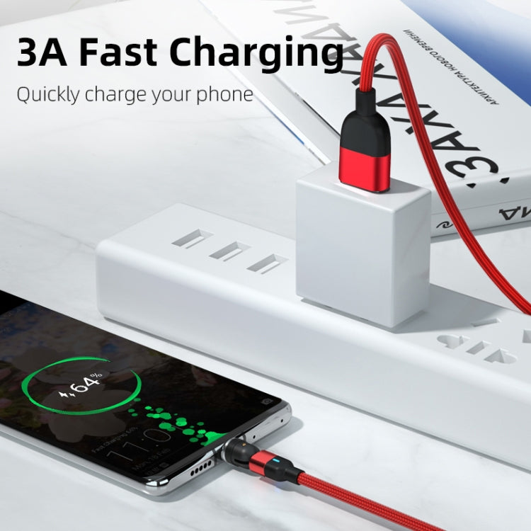 2m 3A Output USB to Micro USB 540 Degree Rotating Magnetic Data Sync Charging Cable