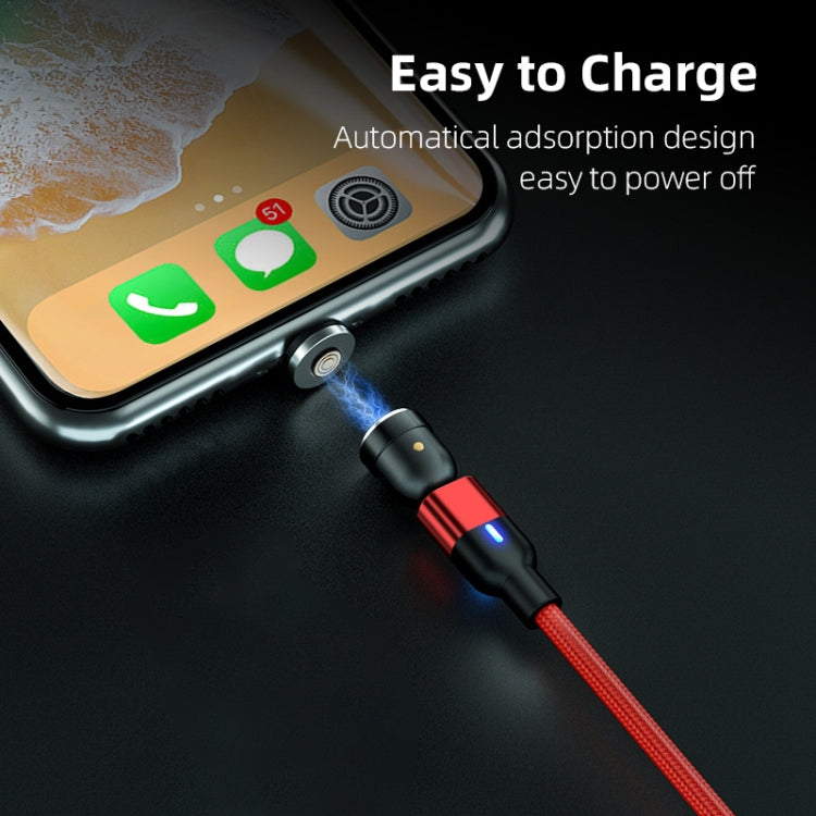 2m 3A Output USB to Micro USB 540 Degree Rotating Magnetic Data Sync Charging Cable