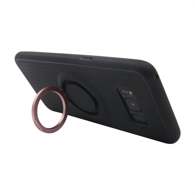 For Galaxy S8 TPU + PC Protective Back Case with Ring Holder