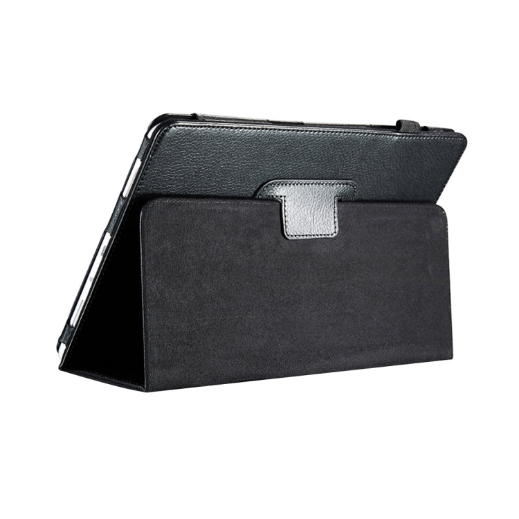 For Galaxy Tab S3 9.7 / T820 Litchi Texture Horizontal Flip Leather Case with Sleep / Wake-up Function & Holder