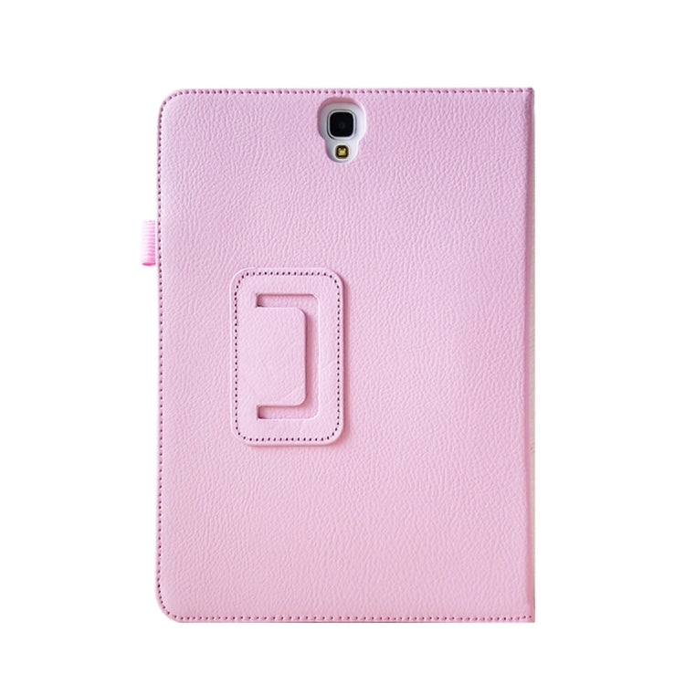 For Galaxy Tab S3 9.7 / T820 Litchi Texture Horizontal Flip Leather Case with Sleep / Wake-up Function & Holder