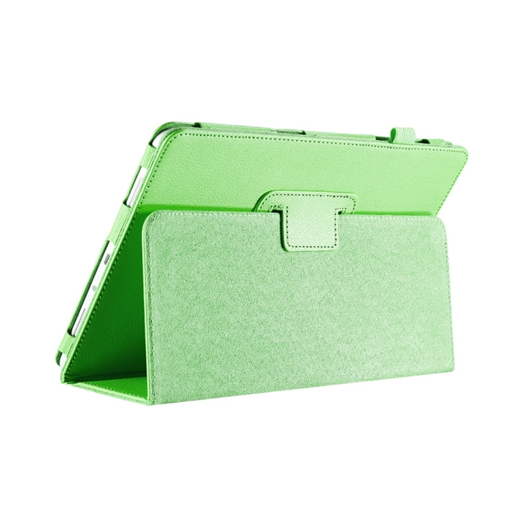 For Galaxy Tab S3 9.7 / T820 Litchi Texture Horizontal Flip Leather Case with Sleep / Wake-up Function & Holder