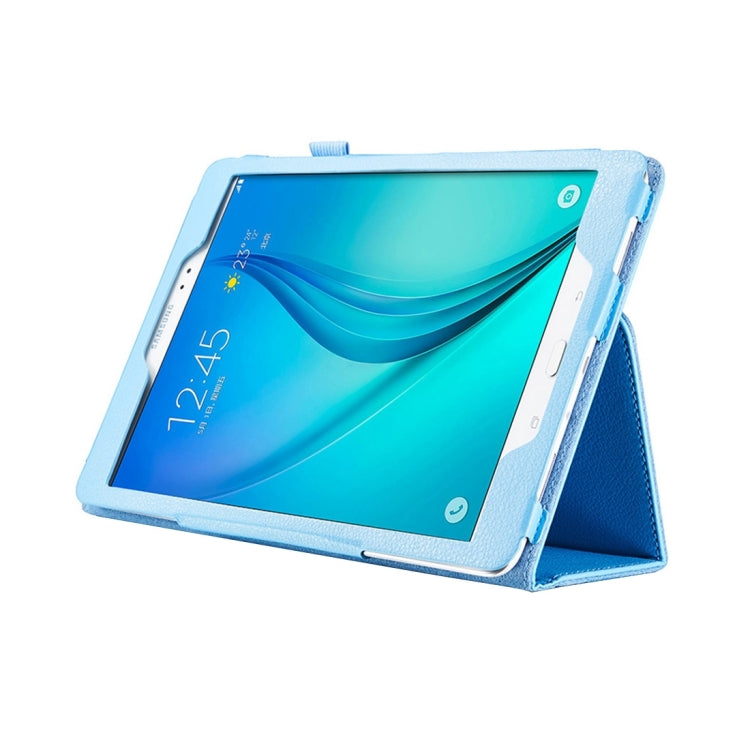 For Galaxy Tab S3 9.7 / T820 Litchi Texture Horizontal Flip Leather Case with Sleep / Wake-up Function & Holder