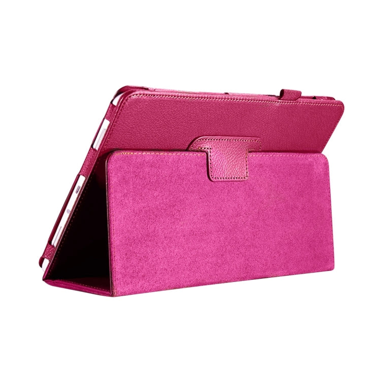 For Galaxy Tab S3 9.7 / T820 Litchi Texture Horizontal Flip Leather Case with Sleep / Wake-up Function & Holder