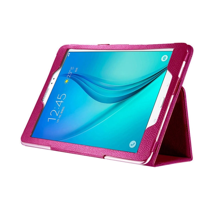 For Galaxy Tab S3 9.7 / T820 Litchi Texture Horizontal Flip Leather Case with Sleep / Wake-up Function & Holder