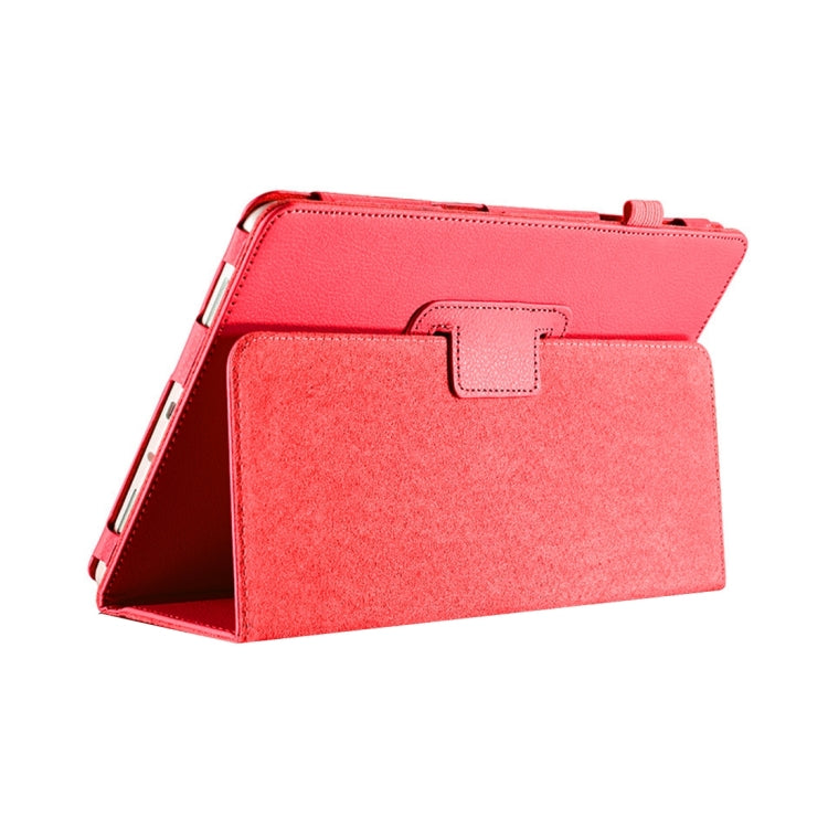 For Galaxy Tab S3 9.7 / T820 Litchi Texture Horizontal Flip Leather Case with Sleep / Wake-up Function & Holder