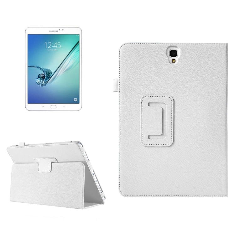 For Galaxy Tab S3 9.7 / T820 Litchi Texture Horizontal Flip Leather Case with Sleep / Wake-up Function & Holder