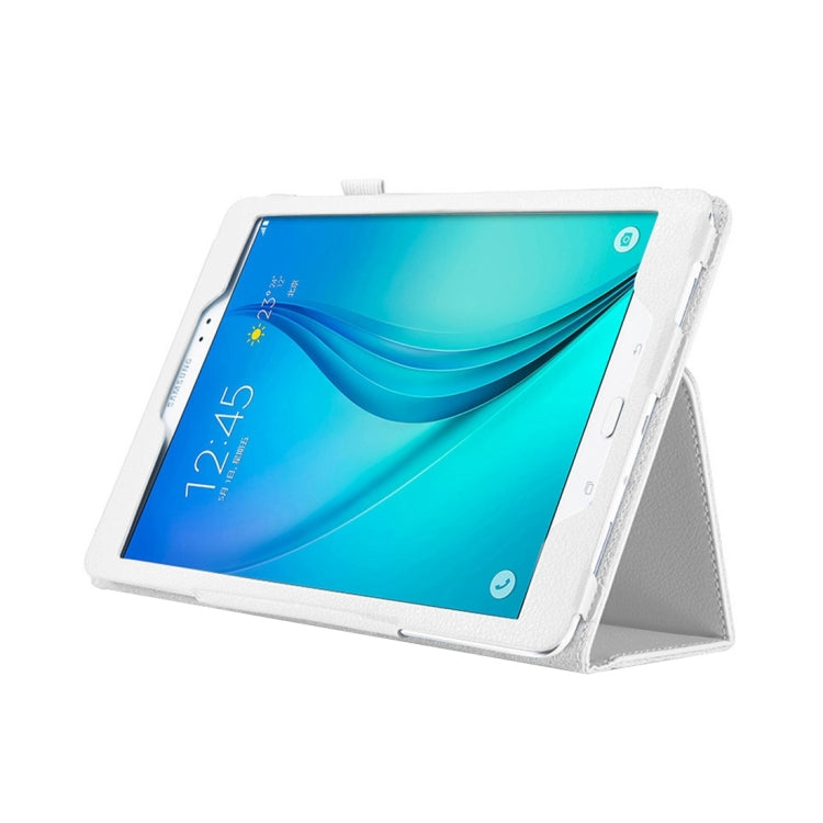 For Galaxy Tab S3 9.7 / T820 Litchi Texture Horizontal Flip Leather Case with Sleep / Wake-up Function & Holder