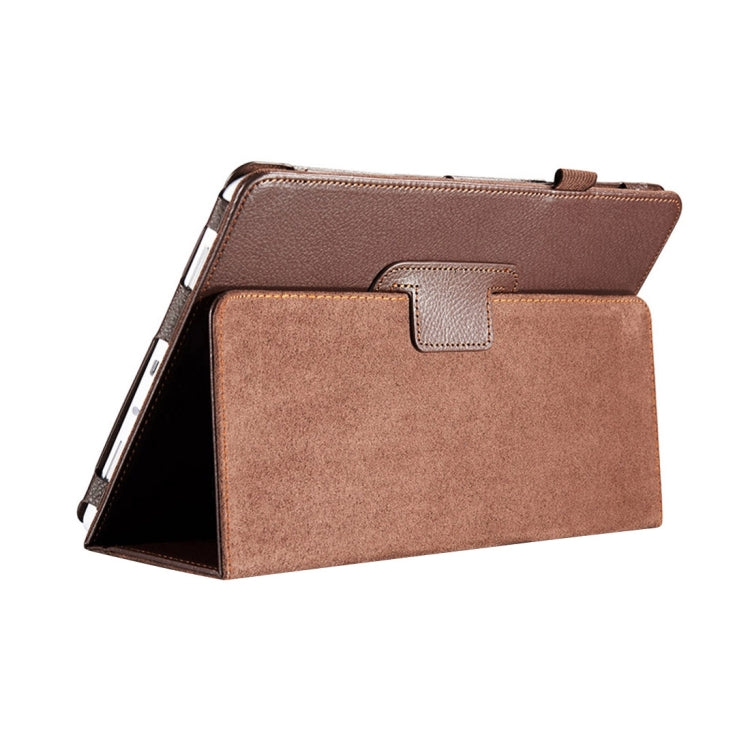 For Galaxy Tab S3 9.7 / T820 Litchi Texture Horizontal Flip Leather Case with Sleep / Wake-up Function & Holder