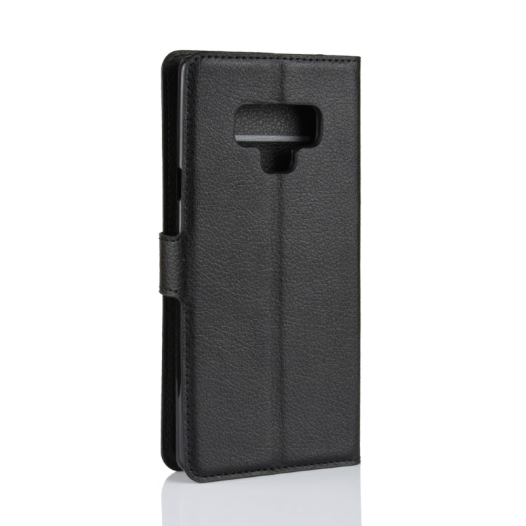 Litchi Texture Horizontal Flip Leather Case for Galaxy Note 9, with Wallet & Holder & Card Slots