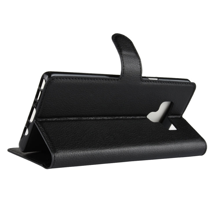 Litchi Texture Horizontal Flip Leather Case for Galaxy Note 9, with Wallet & Holder & Card Slots