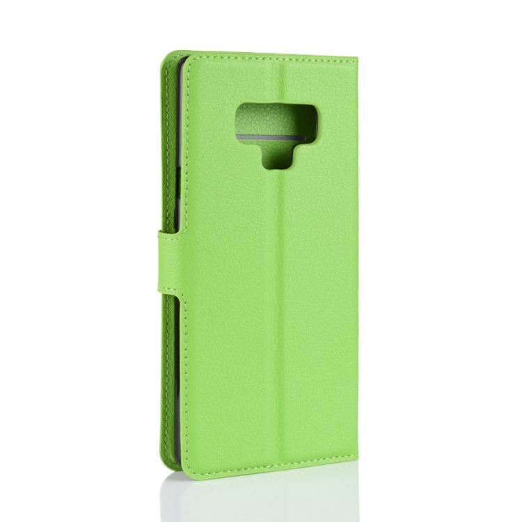 Litchi Texture Horizontal Flip Leather Case for Galaxy Note 9, with Wallet & Holder & Card Slots