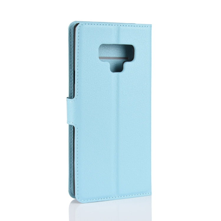 Litchi Texture Horizontal Flip Leather Case for Galaxy Note 9, with Wallet & Holder & Card Slots
