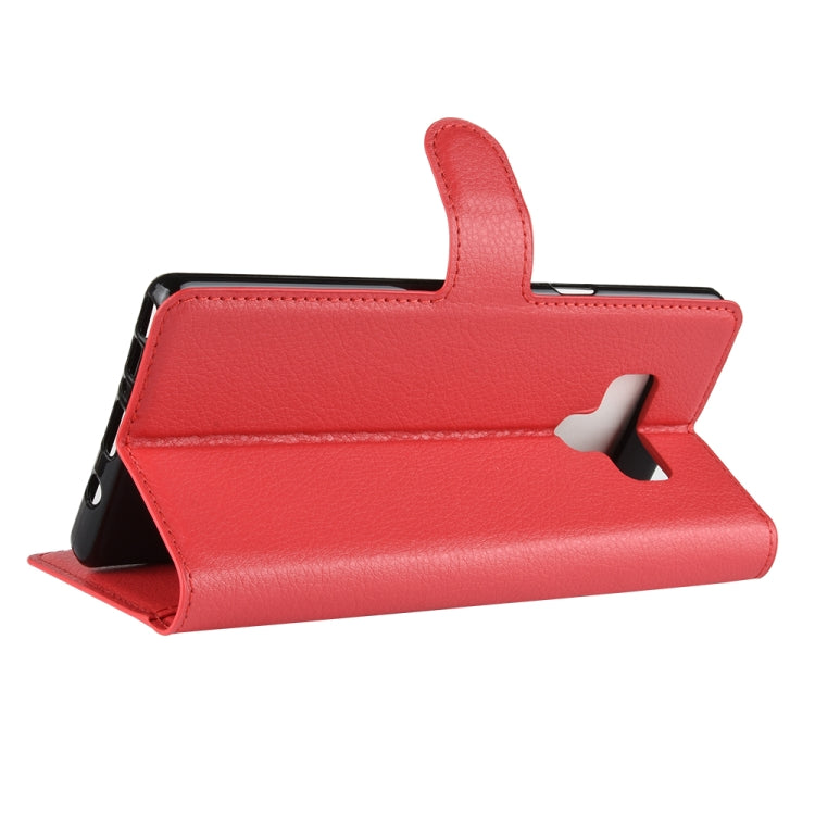 Litchi Texture Horizontal Flip Leather Case for Galaxy Note 9, with Wallet & Holder & Card Slots