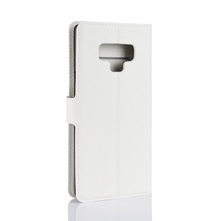 Litchi Texture Horizontal Flip Leather Case for Galaxy Note 9, with Wallet & Holder & Card Slots