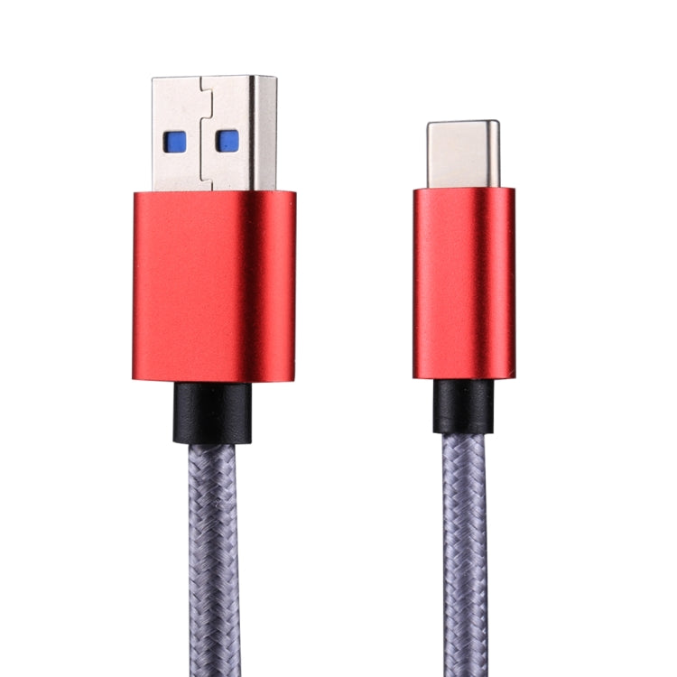 1m 5A USB to USB-C / Type-C 9-core Nylon Weave Style Data Sync Fast Charging Cable, For Galaxy S8 & S8 + / LG G6 / Huawei P10 & P10 Plus / Xiaomi Mi 6 & Max 2 and other Smartphones