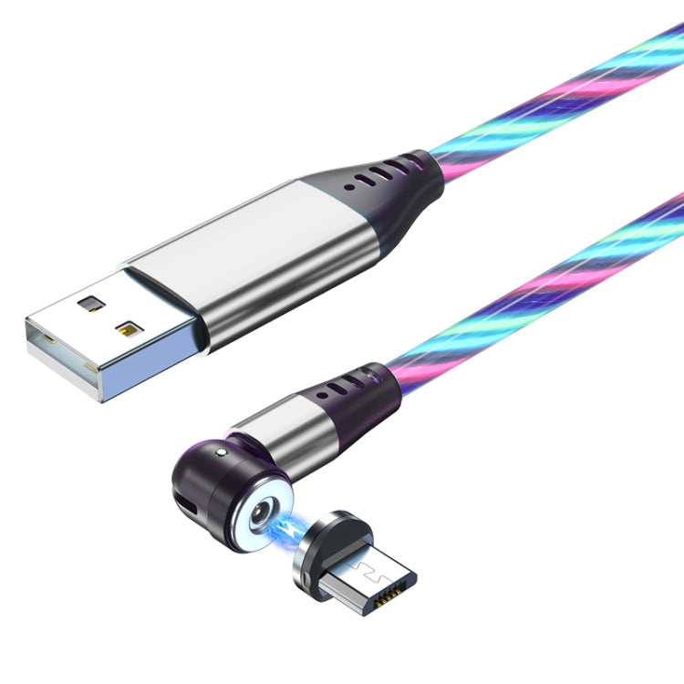 2.4A USB to Micro USB 540 Degree Bendable Streamer Magnetic Data Cable, Cable Length: 1m