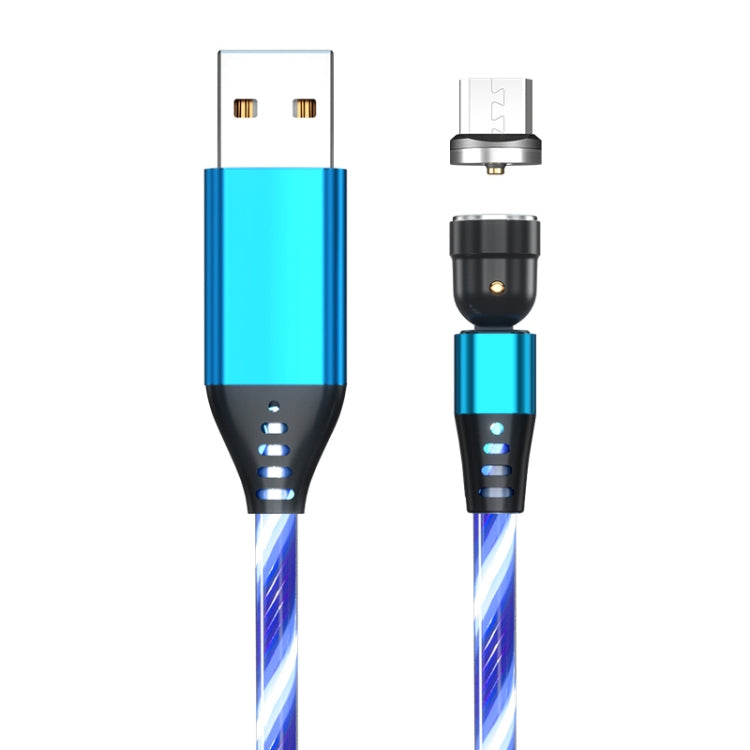 2.4A USB to Micro USB 540 Degree Bendable Streamer Magnetic Data Cable, Cable Length: 1m