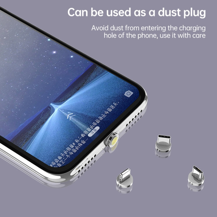 3A Micro USB Zinc Alloy Magnetic Charging Head